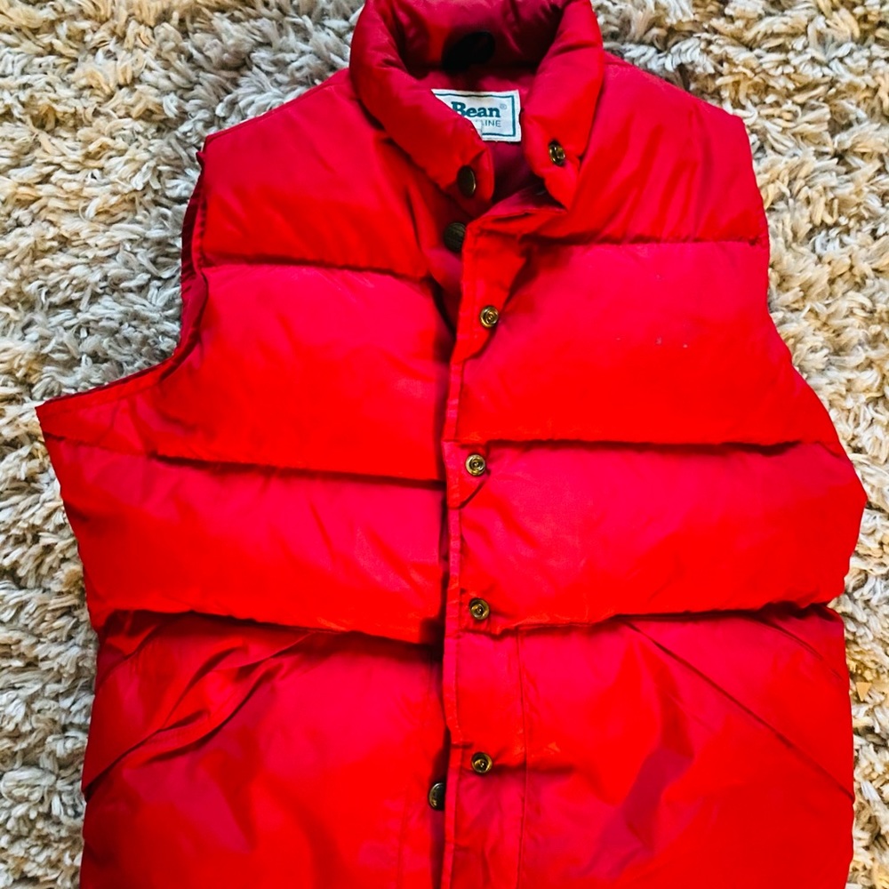 Ll bean vintage puffer vest